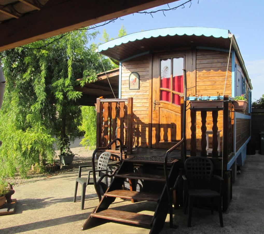 La Roulotte Des Carpates Hotell Gaillac Exteriör bild
